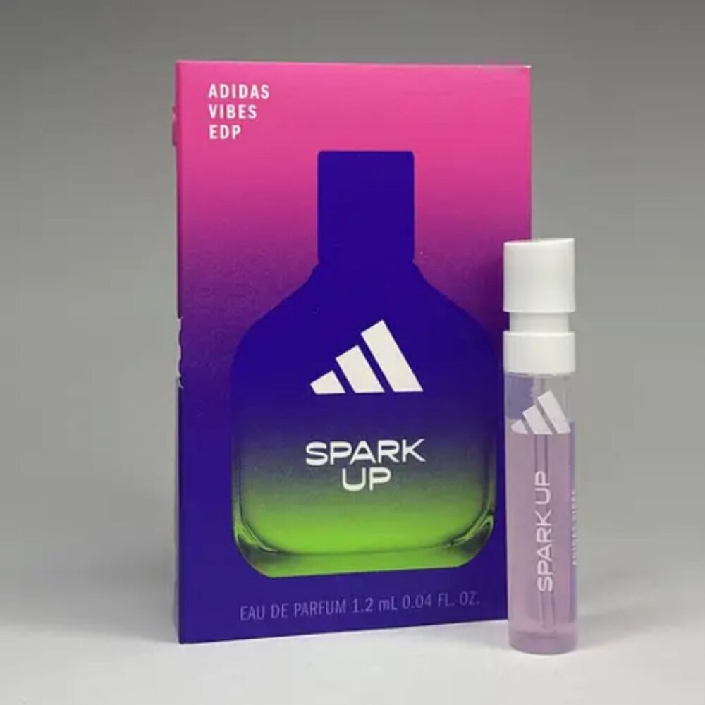 🌈4/$20 NEW Adidas Spark Up Vibes Fruity Floral, Orange, and Black Pepper Vial